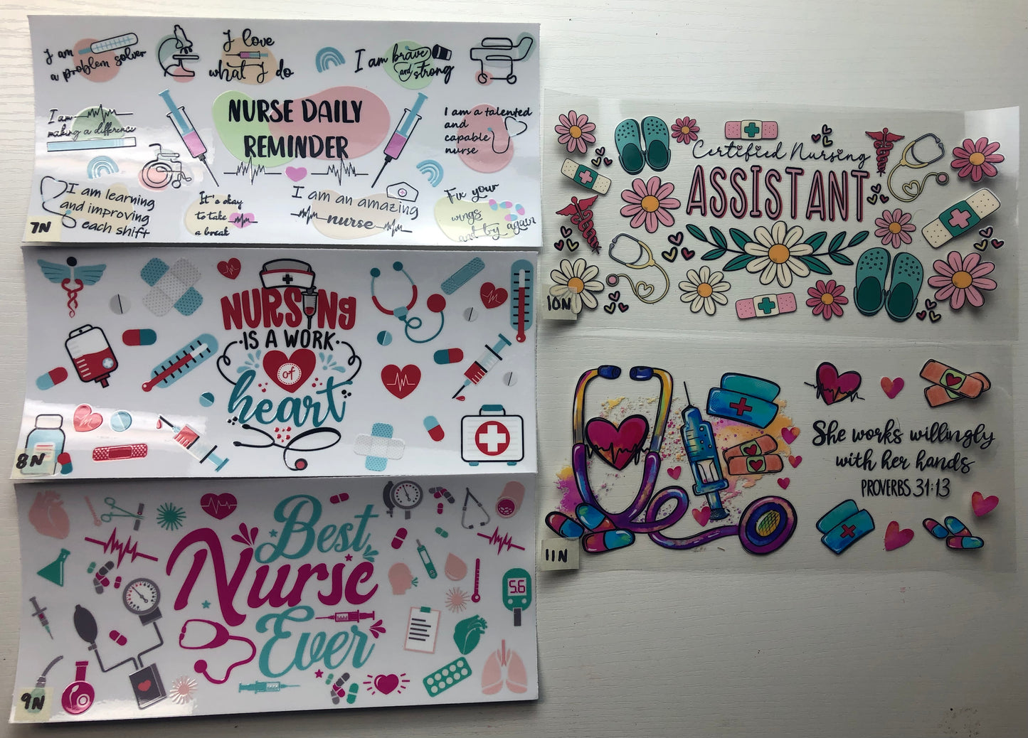 UVDTF Nurse Wraps