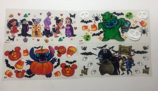 UVDTF Halloween Wraps